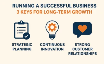 "Running a Successful Business: 3 Keys for Long-Term Growth"
