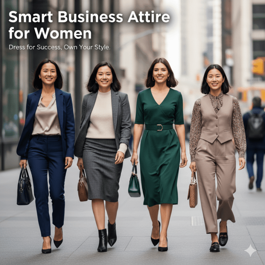 Smart business attire for women