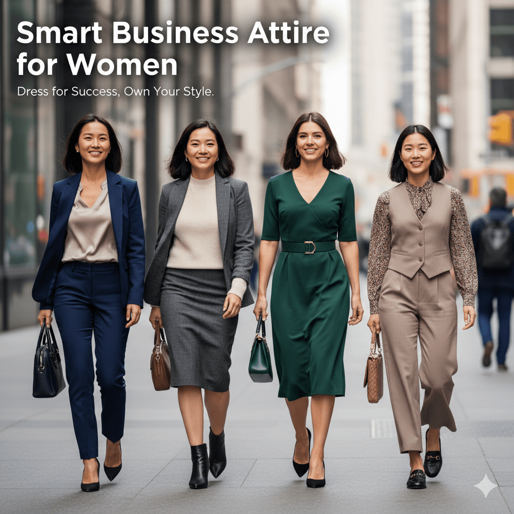 Smart business attire for women