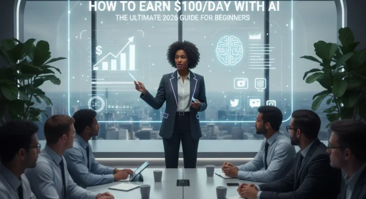 How to Earn $100Day with AI (The Easiest Method Ever)