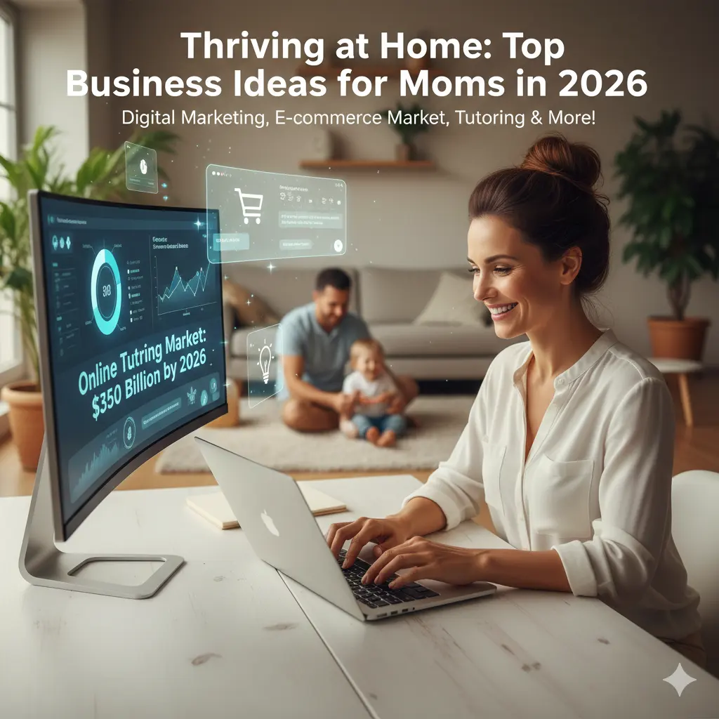 Best Business Ideas for Moms at Home in 2026