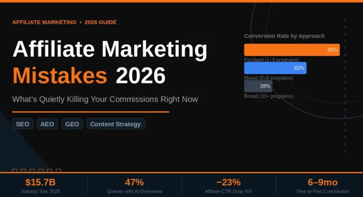 Affiliate Marketing Mistakes 2026: What's Quietly Killing Your Commissions Right Now